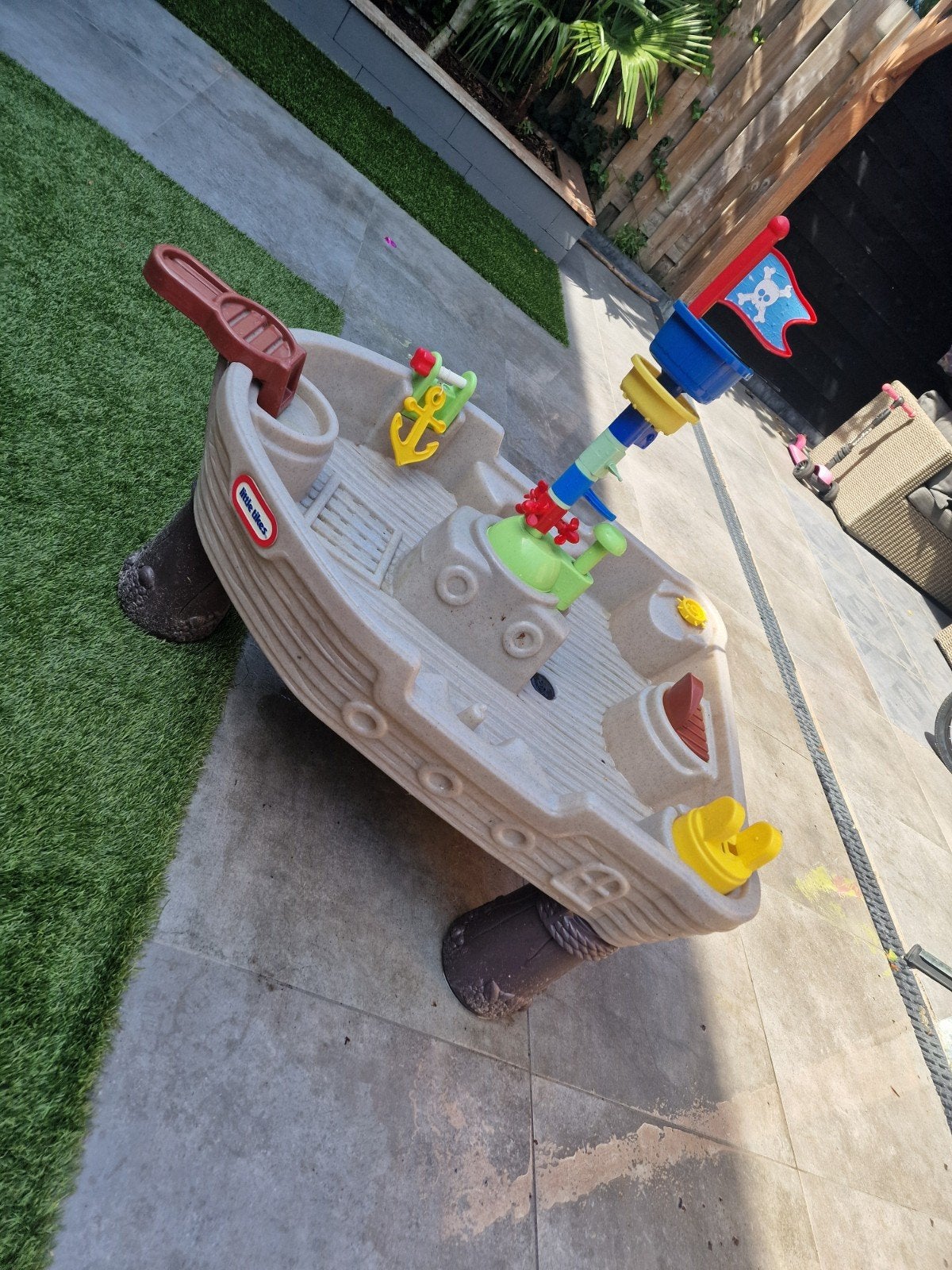 water/zand piraten tafel little tikes, Kinderen en Baby's, Speelgoed | Buiten | Zandbakken, Ophalen