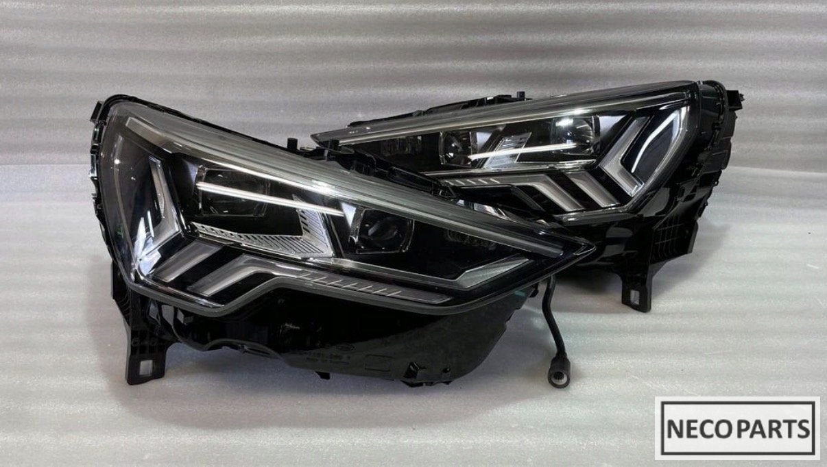 AUDI Q3 83A MATRIX LED KOPLAMPEN COMPLEET ALLES LEVERBAAR !!, Gebruikt, -, -, -