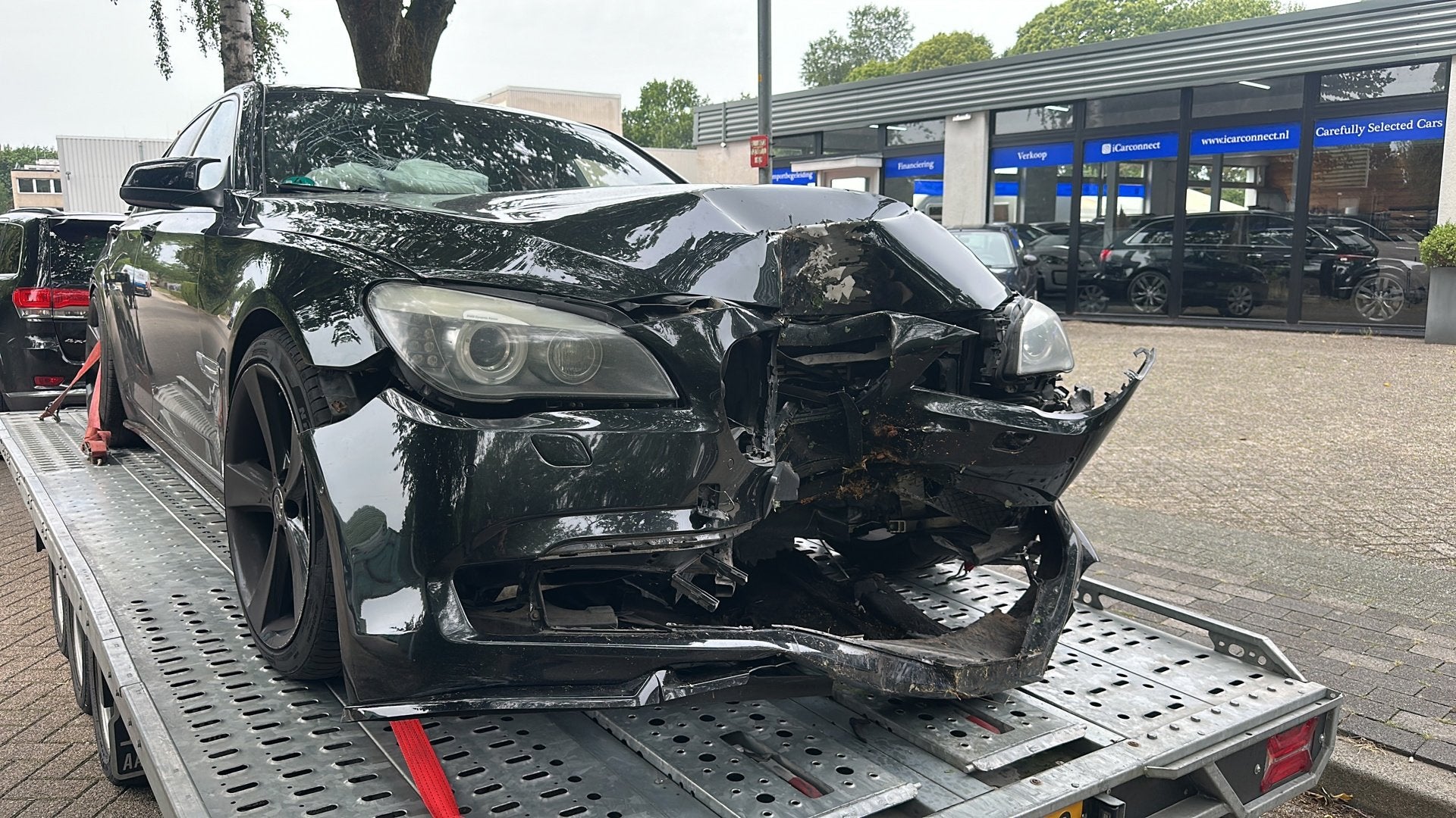 BMW 7-serie 750i|Full-options|Schade!|Export|BIEDEN!, Auto's, BMW, Automaat, Euro 5, Achterwielaandrijving, Gebruikt