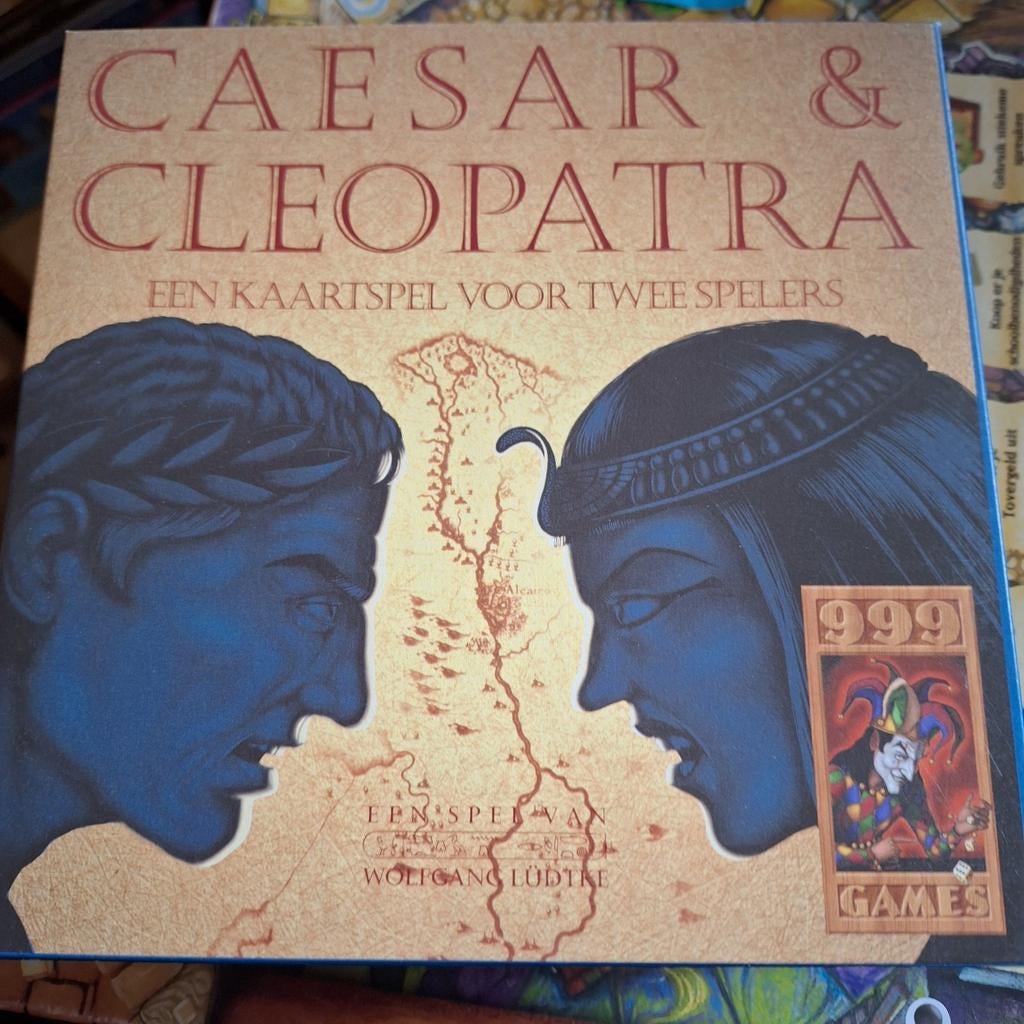 Caesar & Cleopatra Kaartspel voor Twee Spelers, Een of twee spelers, Ophalen of Verzenden, Gebruikt, 999 Games