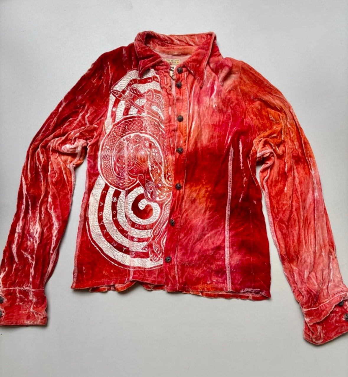 Velours vestje van People of the Labyrinths, Kleding | Dames, Verzenden, Nieuw, Oranje, Lange mouw