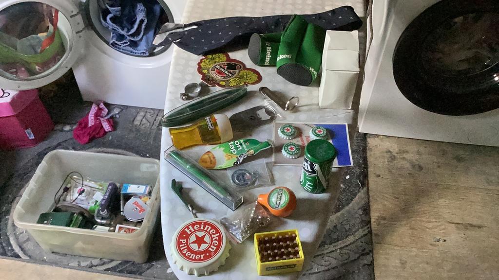 Heineken items, Verzamelen, Biermerken, Ophalen of Verzenden, Gebruikt, Heineken