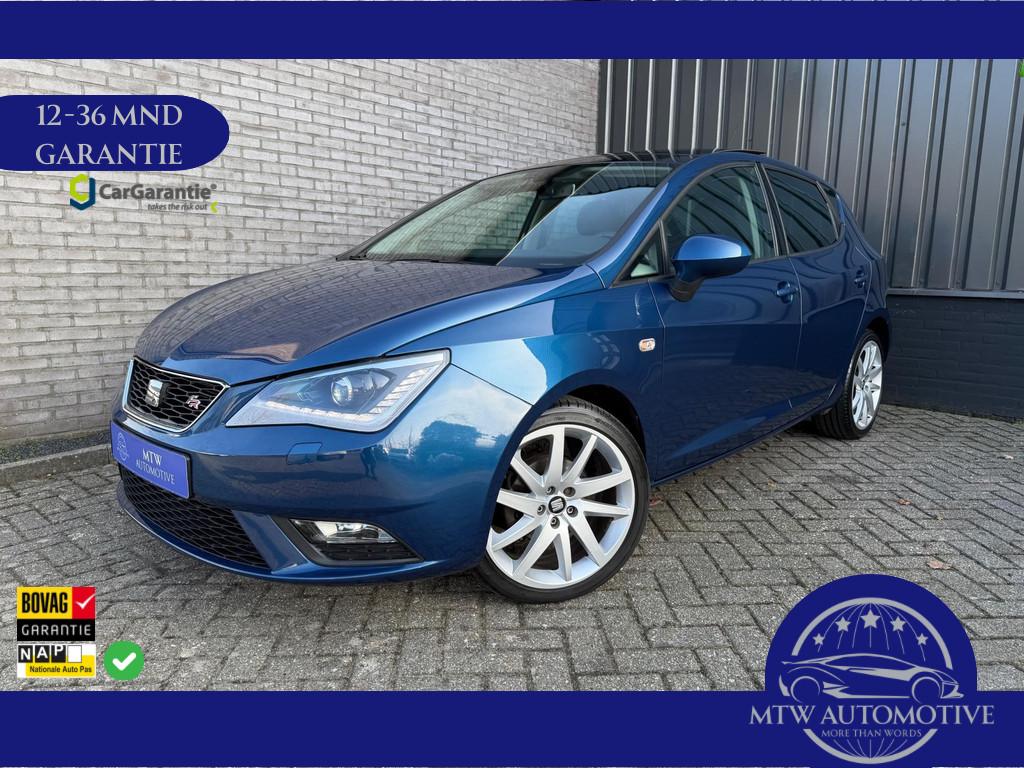 Seat Ibiza 1.2 Tsi / FR - UITVOERING / PANORAMADAK / FULL LE, Voorwielaandrijving, Bluetooth, Gebruikt, Zwart