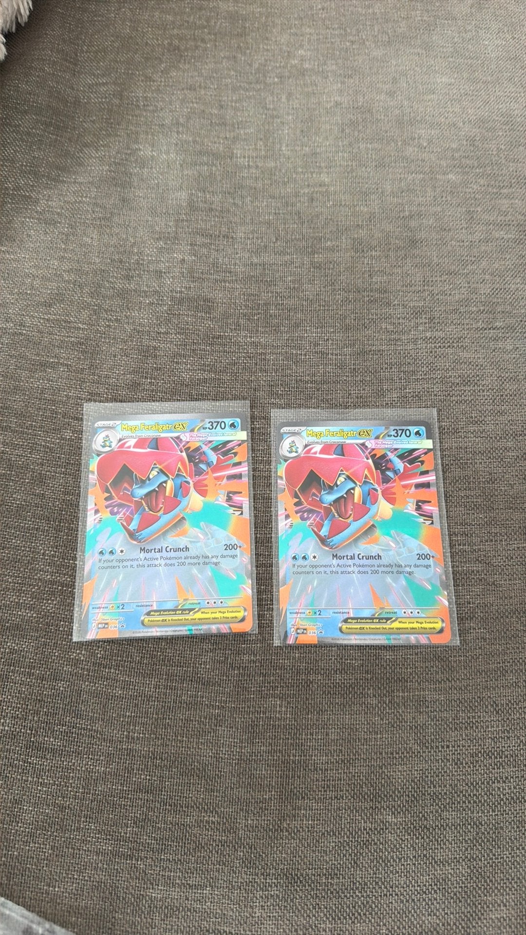 Mega Feraligatr EX, Ophalen of Verzenden, Zo goed als nieuw