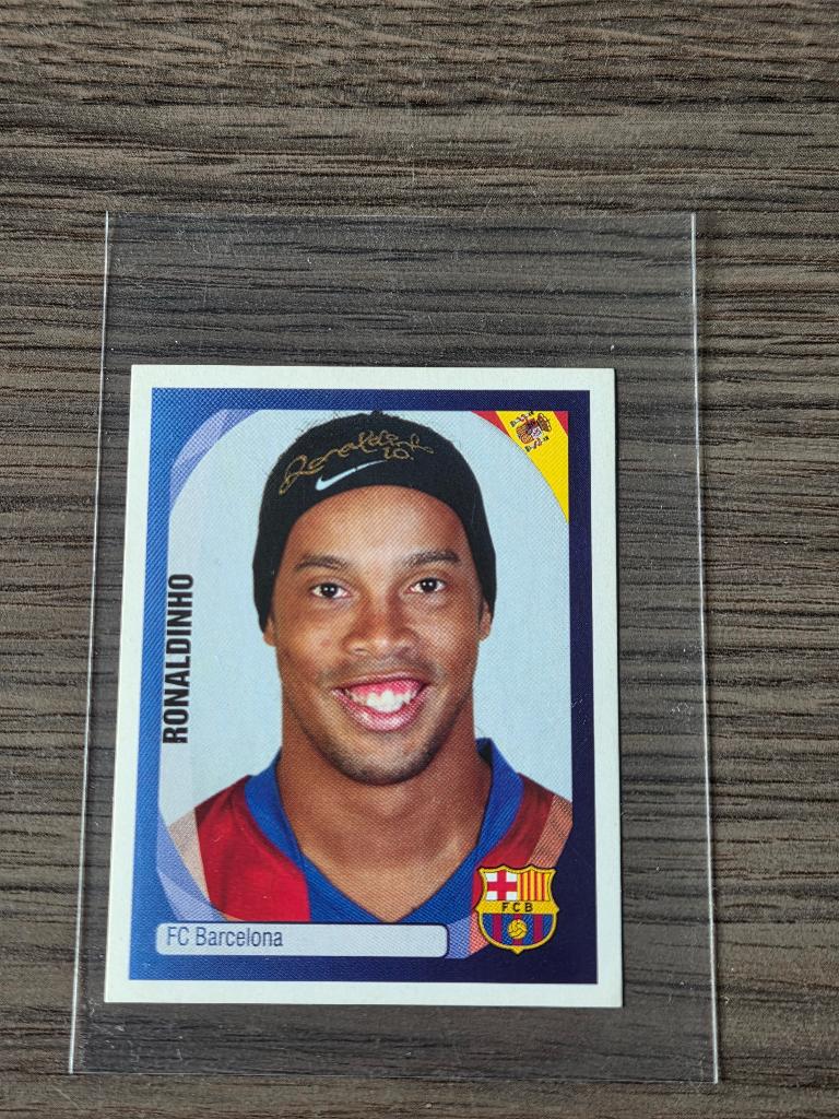 Ronaldinho 2007-2008 Panini Champions League sticker Barca, Ophalen of Verzenden, Zo goed als nieuw, Buitenlandse clubs, Poster, Plaatje of Sticker