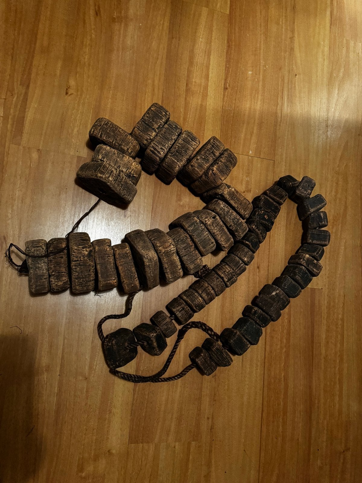 Decoratieve kurk slinger/ketting, Ophalen