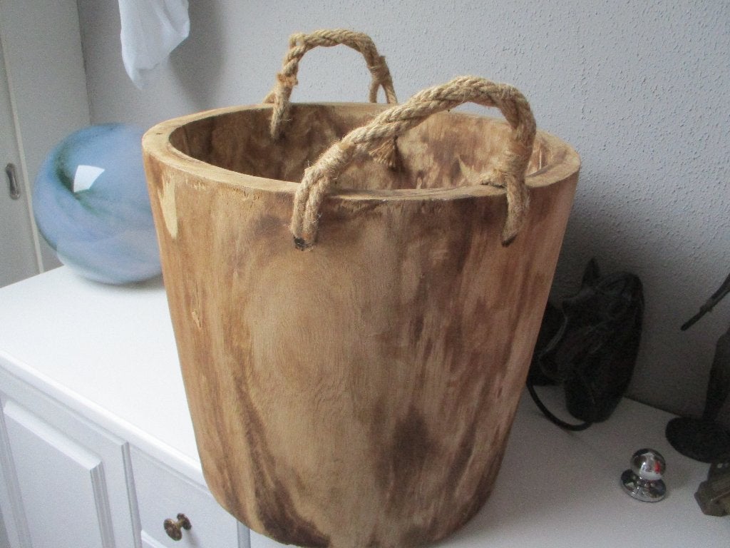 Teakhouten Kuip,v.a 30,00e, Huis en Inrichting, Ophalen, Gebruikt, Mand, Rond