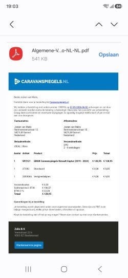 Autospiegels caravan