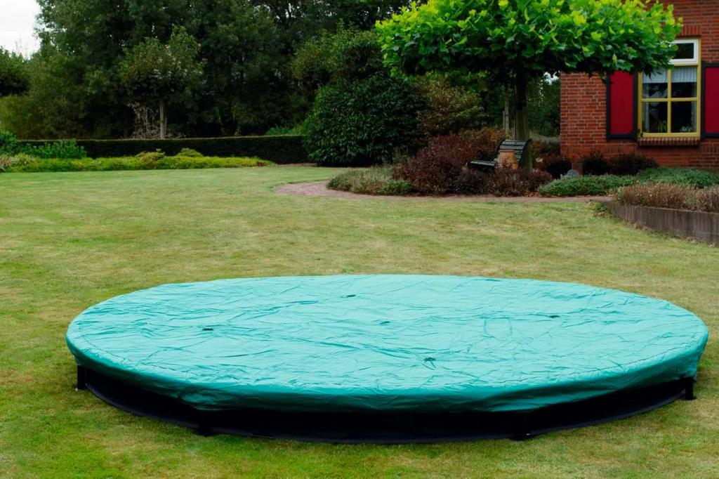 Berg 380 trampoline hoes cover groen, Ophalen, Gebruikt