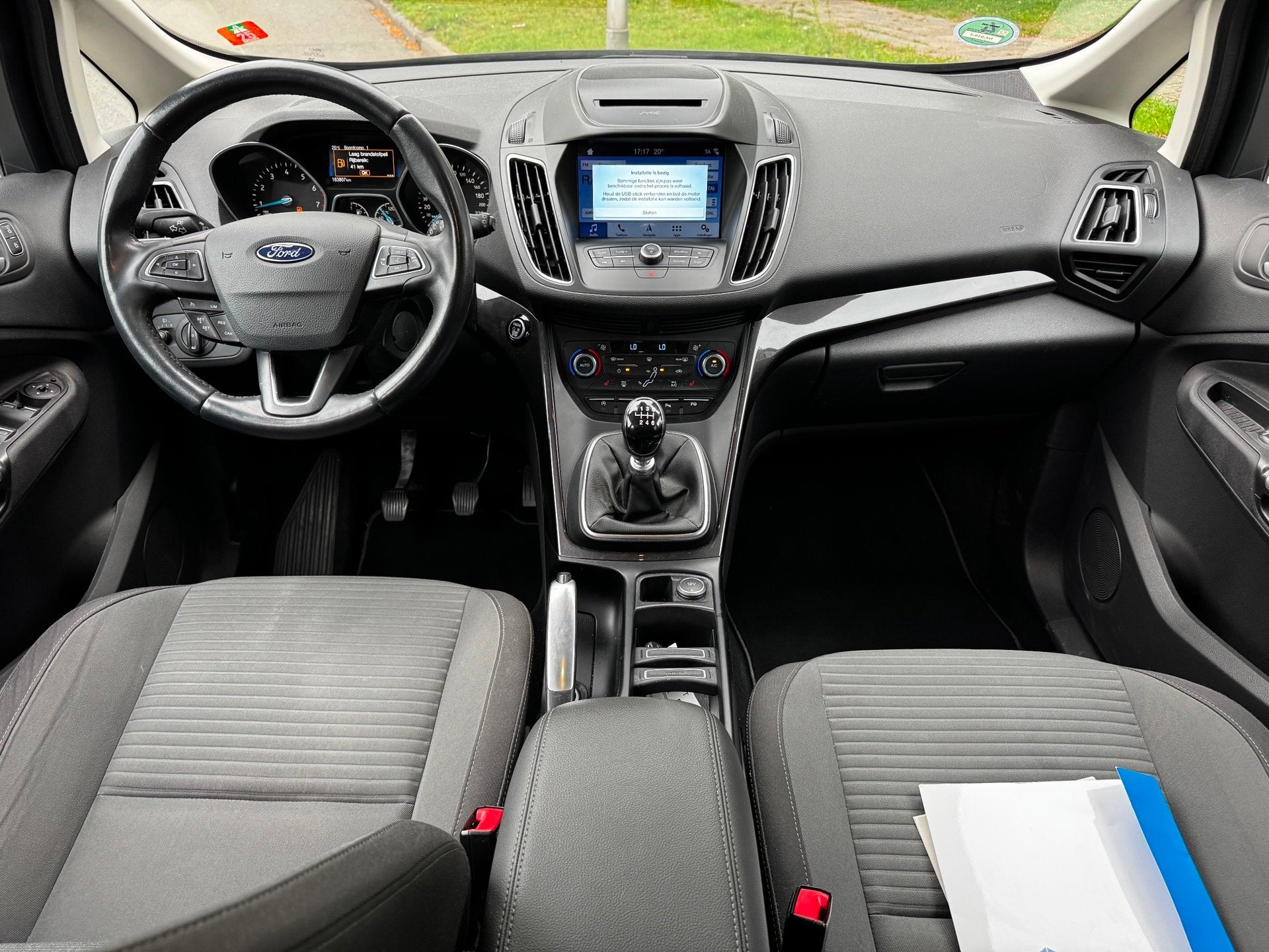 Ford C-Max 1.0 Titanium|BJ2017|STUURVERW|NAVI|PARKPILOT|LED|, Auto's, Dealer onderhouden, 125 pk, Gebruikt, Euro 6