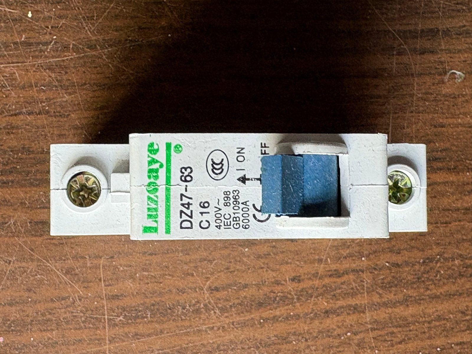 LuzOaye DZ47-63 C16 Installatieautomaat, Doe-het-zelf en Verbouw, Elektra en Kabels, Ophalen of Verzenden, Nieuw, Overige merken