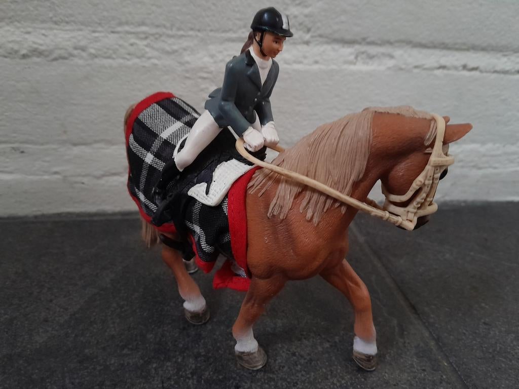 Schleich ~ paard ruiter ~ evt met veulen, Ophalen of Verzenden, Zo goed als nieuw