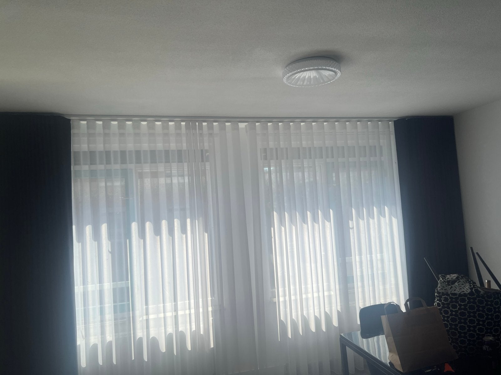 Mooie gordijnen woonkamer en slaapkamer inclusief rails, Huis en Inrichting, Stoffering | Gordijnen en Lamellen, Ophalen, Gebruikt