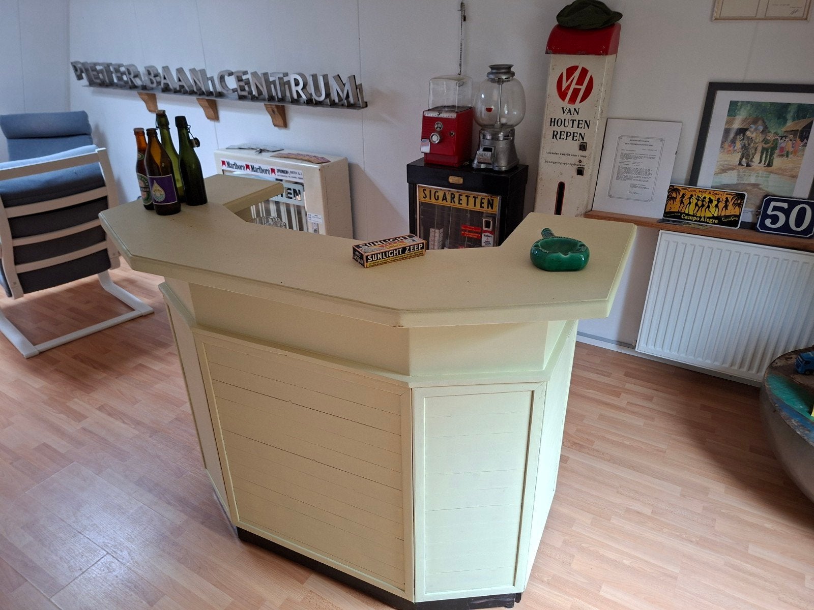 Vintage Oude Bar - Demontabel voor Transport, Ophalen, Gebruikt