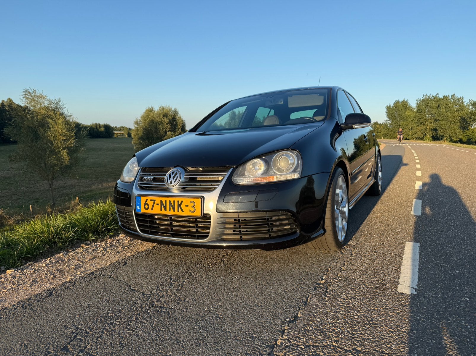 Volkswagen Golf R32 2007 Zwart, Auto's, Volkswagen, Zwart, 3189 cc, 0 kg, Zwart