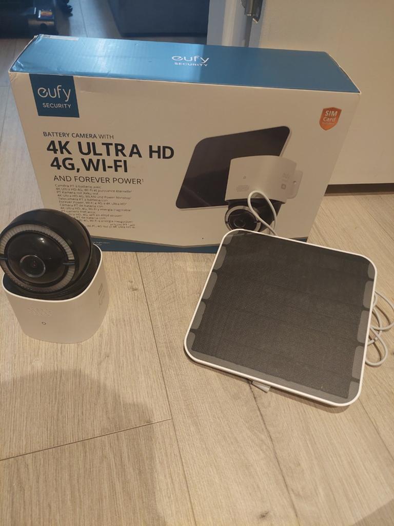 Eufy Security 4K Ultra HD 4G Wi-Fi Batterij Camera, Ophalen, Zo goed als nieuw, Buitencamera