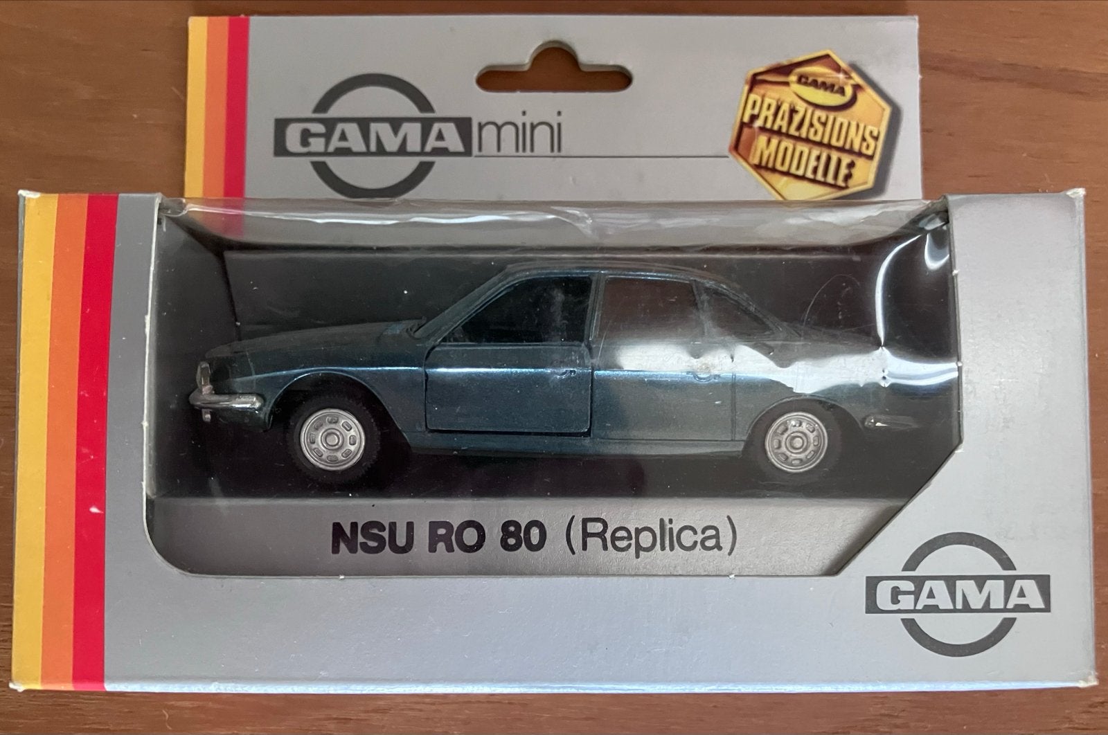 GAMA mini NSU RO 80 (Replica) - Nieuw in doos, Ophalen of Verzenden, Zo goed als nieuw, Auto, Gama