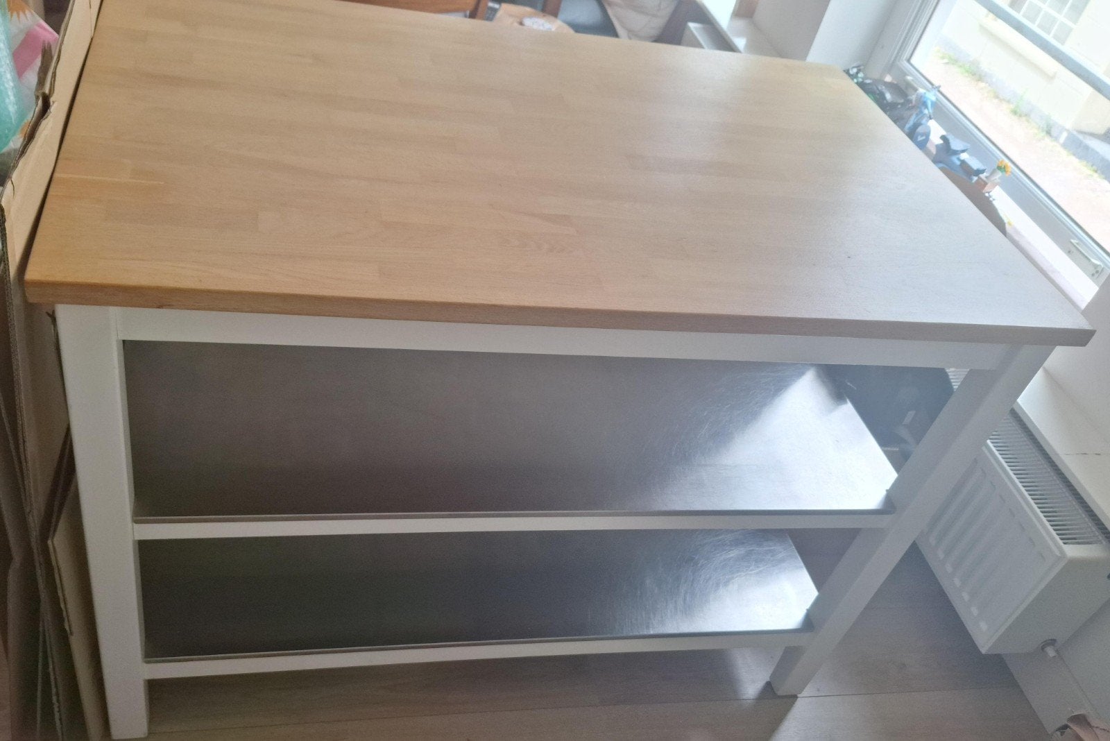 Ikea Keukeneiland met opbergruimte - Zo goed als nieuw, Ophalen, 100 tot 150 cm, 50 tot 100 cm, Zo goed als nieuw