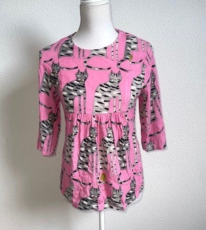 Paul & Joe Sister blouse maat 2 ongeveer XS poes kat, Ophalen of Verzenden, Roze, Maat 34 (XS) of kleiner, Paul & Joe Sister