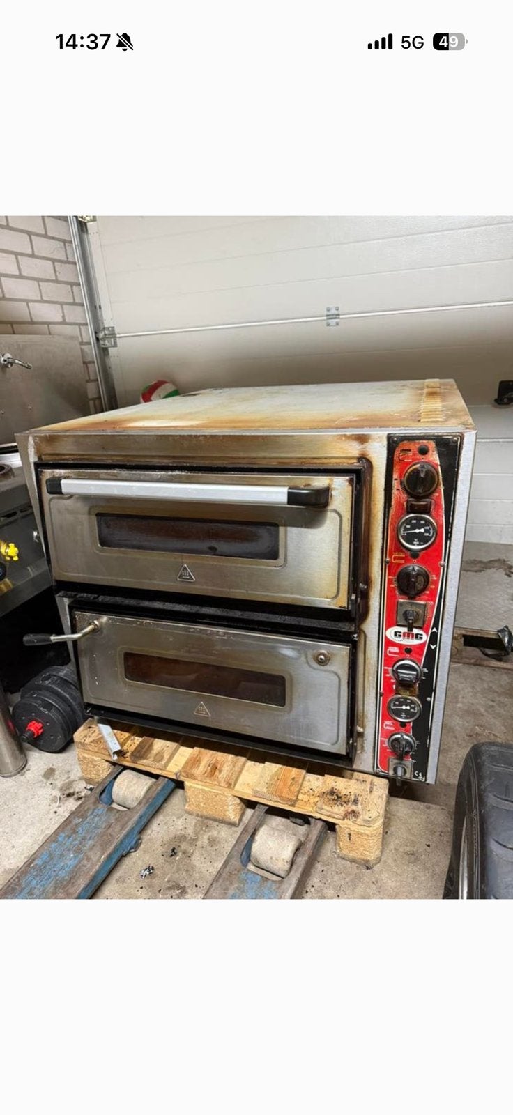Pizza oven GmG, Ophalen, Oven, 60 cm of meer, Zo goed als nieuw
