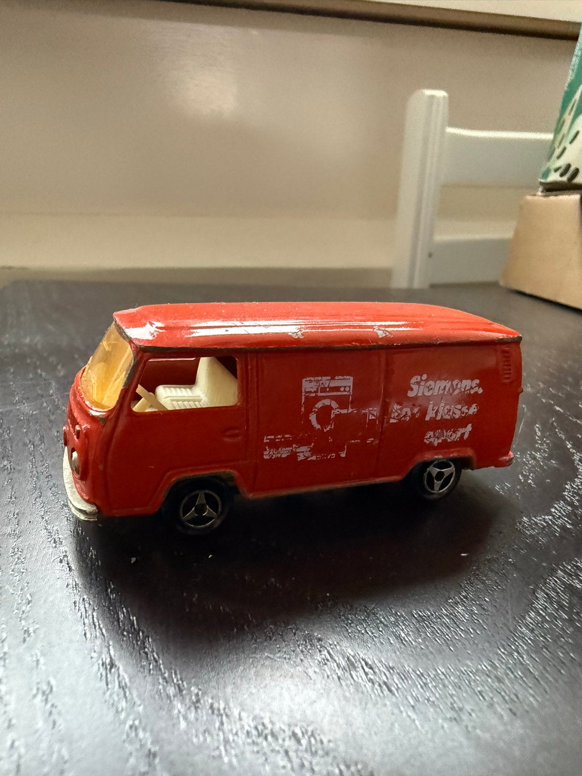 Majorette VW Fourgon Siemens Best Klasses busje, Ophalen of Verzenden, Gebruikt, Auto, Majorette