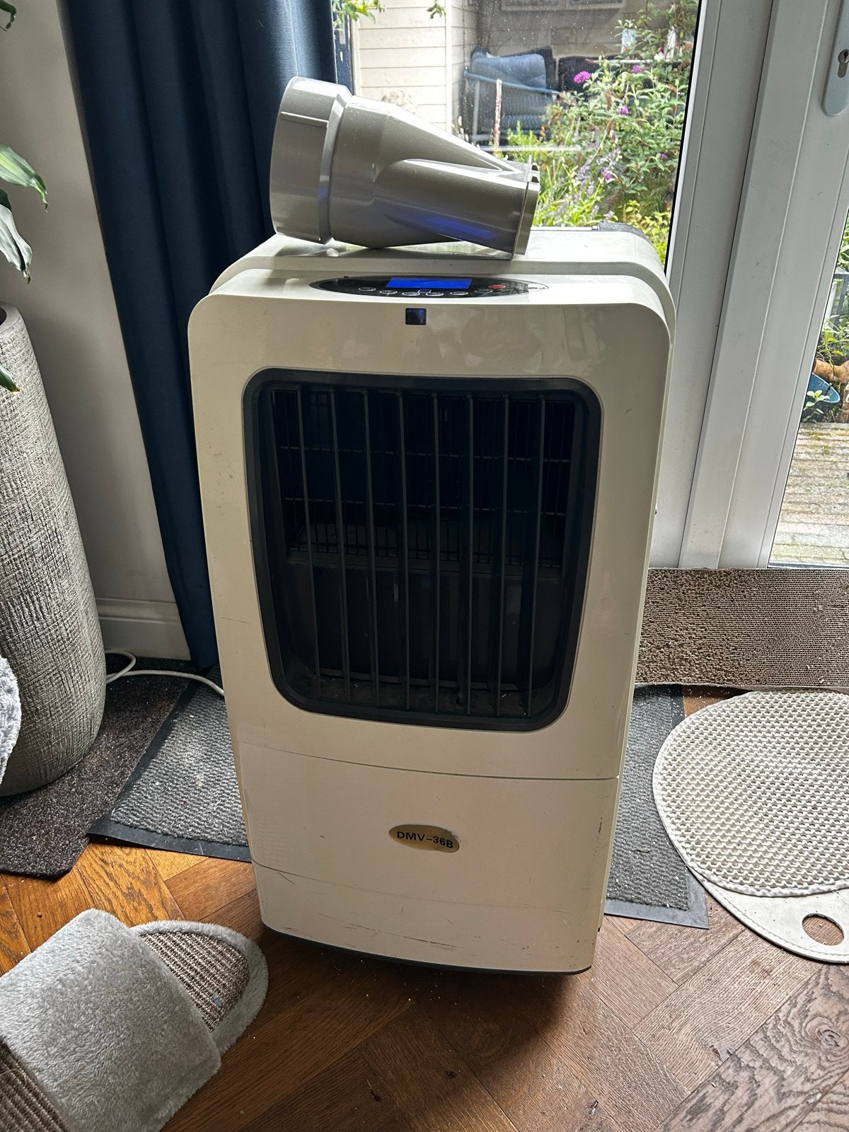 Mobiele airco - koelt goed, swing defect, 60db, Witgoed en Apparatuur, Airco's, Ophalen, Gebruikt, Minder dan 60 m³, Koelen en Ontvochtigen