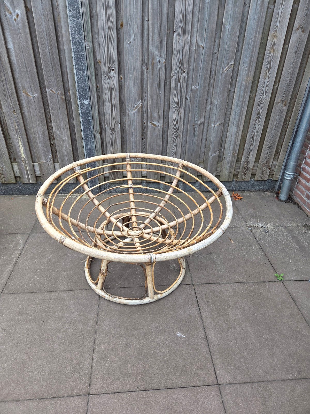 Rotan Loungestoel Papasan, Gebruikt, Rotan, Loungeset, Stoel