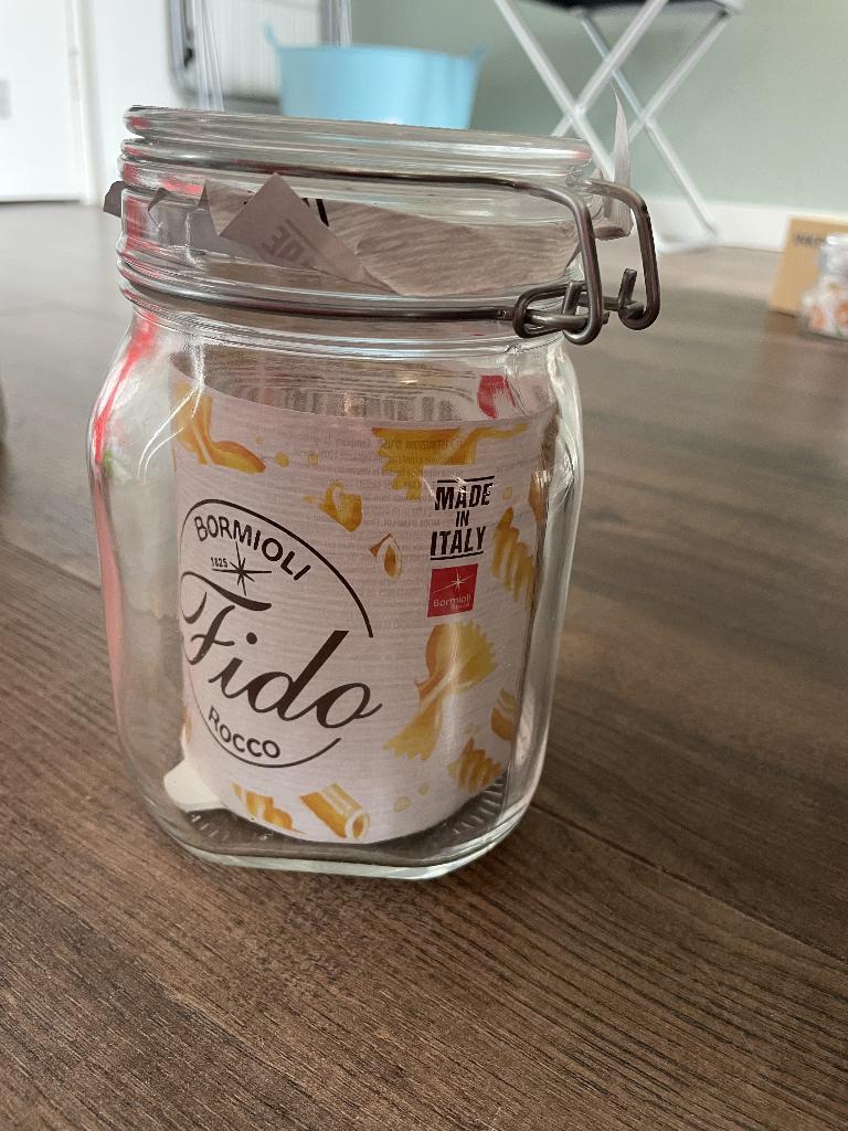 Glazen potten met beugelsluiting voor wecken of opslag, Ophalen, Nieuw, Glas, Pot, Bus of Blik