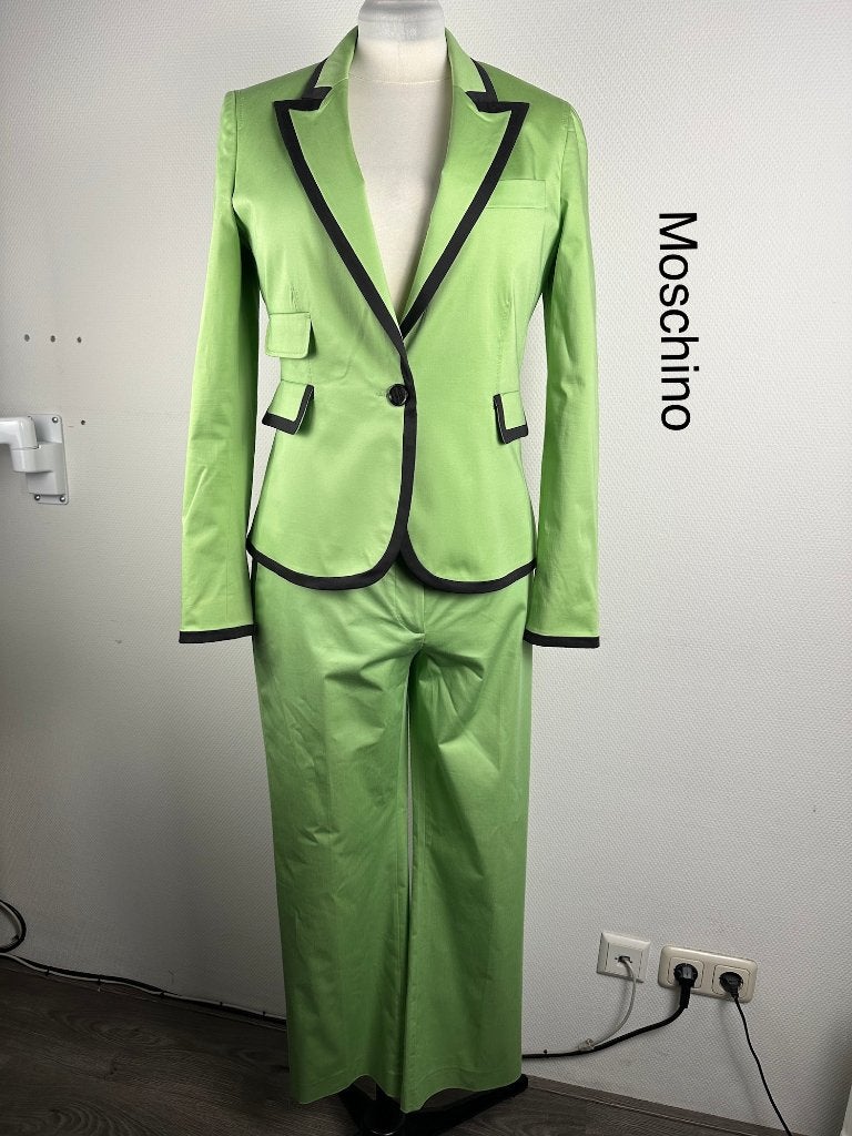Moschino Broekpak  (mt: 42) 33,3/9, Moschino, Zwart, Maat 42/44 (L), Ophalen of Verzenden