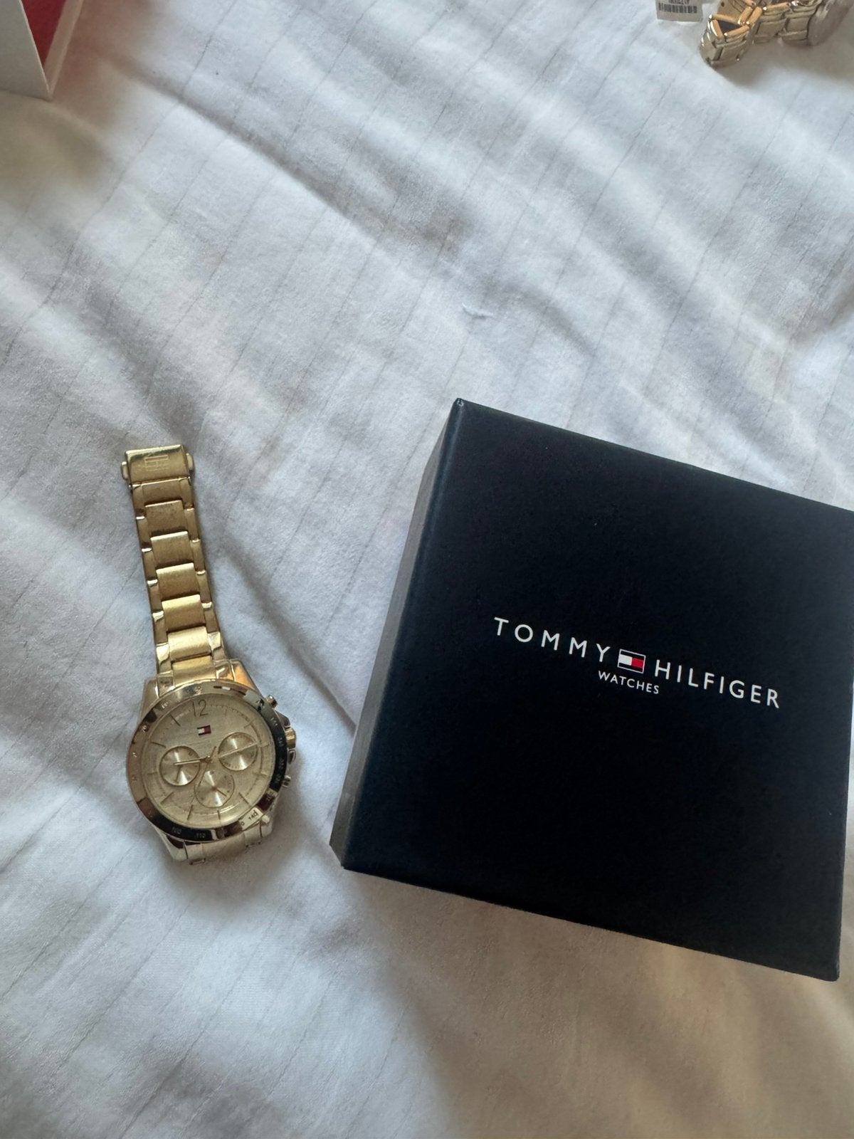 Tommy Hilfiger horloge, Overige merken, Staal, Polshorloge, Ophalen of Verzenden