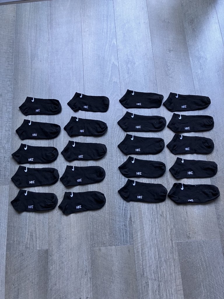 10 paar zwarte sneaker sokken (maat 41-42), Kleding | Heren, Sokken en Kousen, Ophalen of Verzenden, Nieuw, Maat 39 t/m 42, Zwart