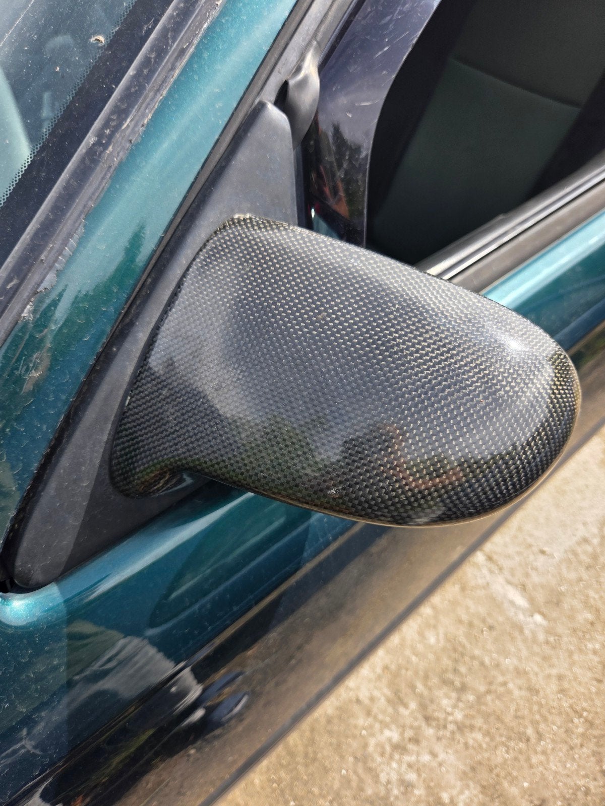 Spiegel carbon set ek 3, Auto-onderdelen, Interieur en Bekleding, Ophalen, Gebruikt