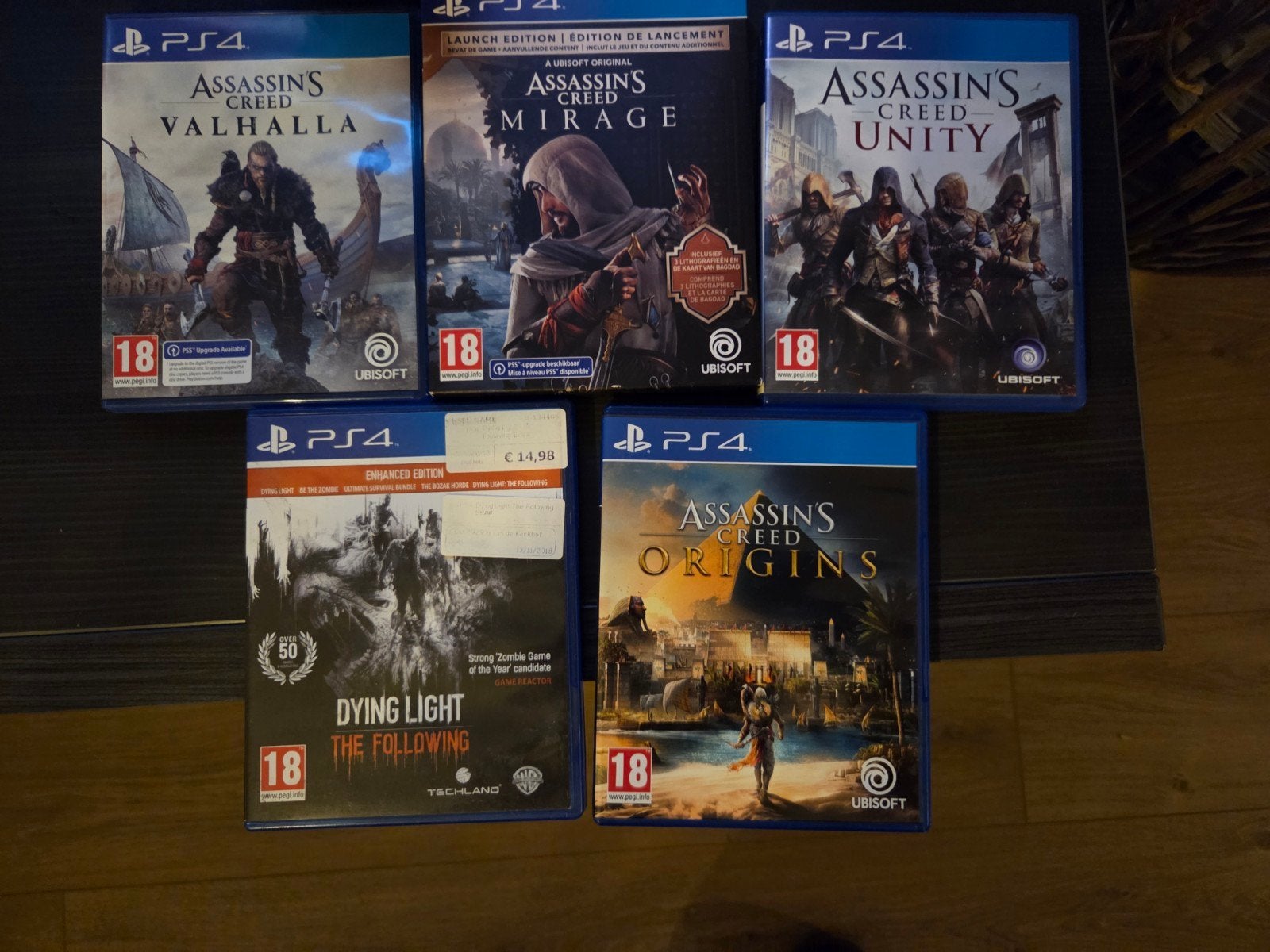 te koop 5 ps4 spelletjes, Avontuur en Actie, Vanaf 18 jaar, 1 speler, Ophalen of Verzenden