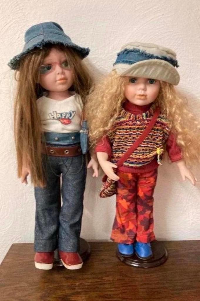 2 Poppen vinted, Ophalen of Verzenden, Zo goed als nieuw, Pop