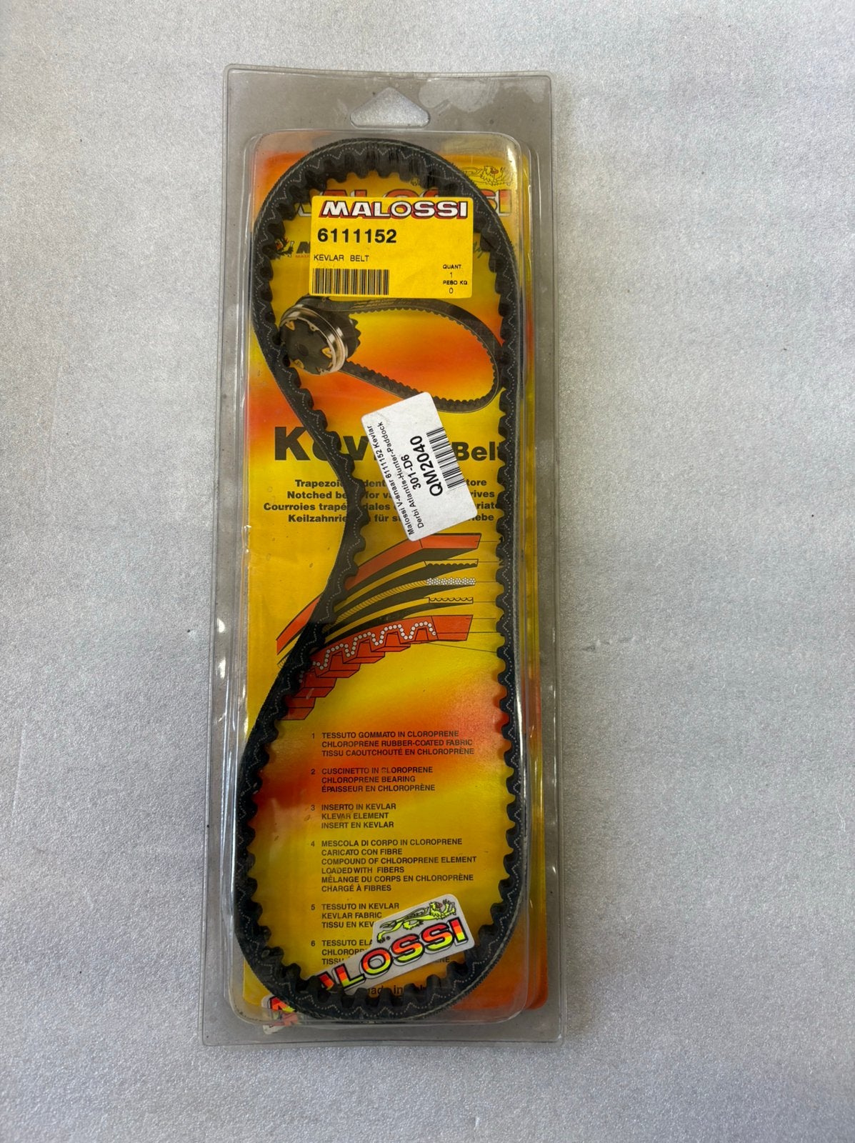 Malossi V-snaar Kevlar Derbi Atlantis/Hunter/Paddock, Ophalen, Zo goed als nieuw