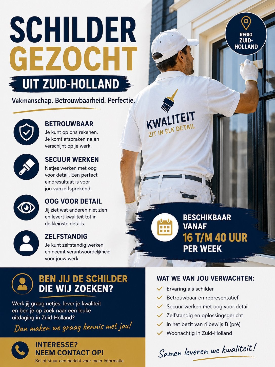 Schilder gezocht, Vanaf 1 jaar