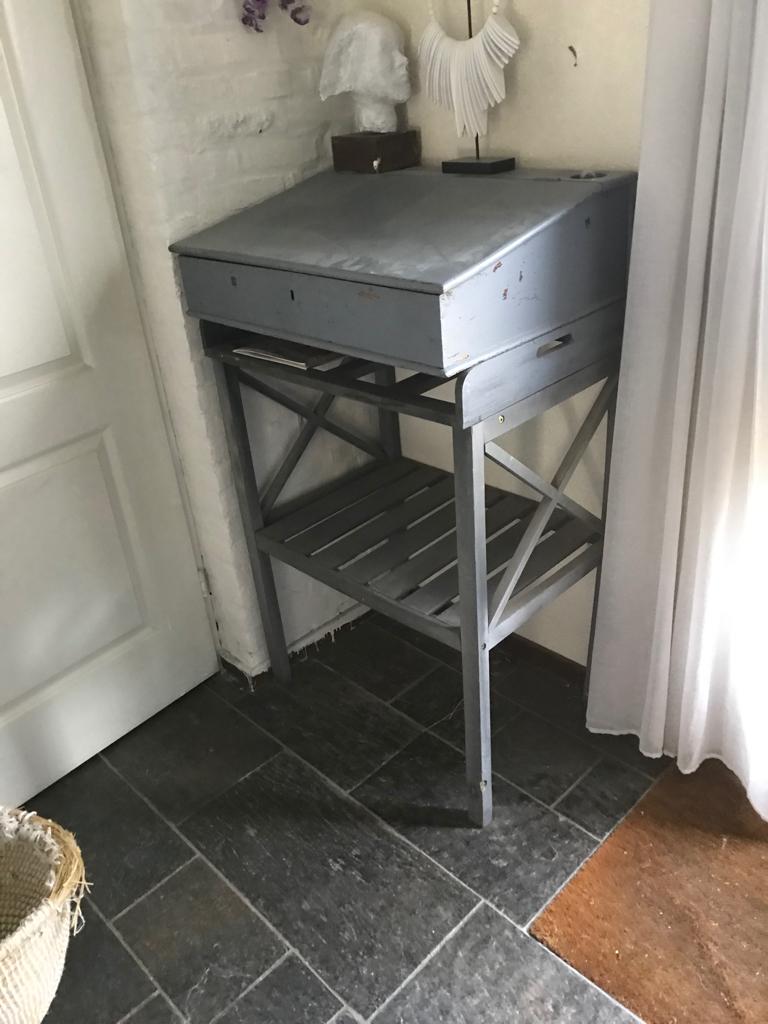 Oud brocante bureautje, Ophalen of Verzenden