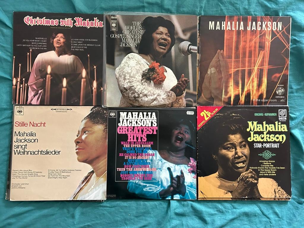 15 LP's Mahalia Jackson (ook per stuk te koop), Ophalen of Verzenden, 1970 - 1979, Gebruikt, 12 inch
