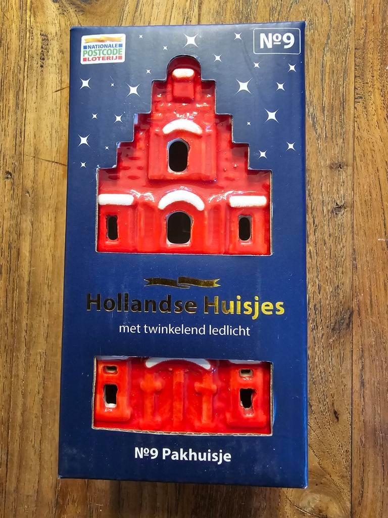 Hollandse Huisjes no. 5 - 6 en 9 postcode loterij, Overige stijlen, Nieuw, Ophalen of Verzenden, Rood