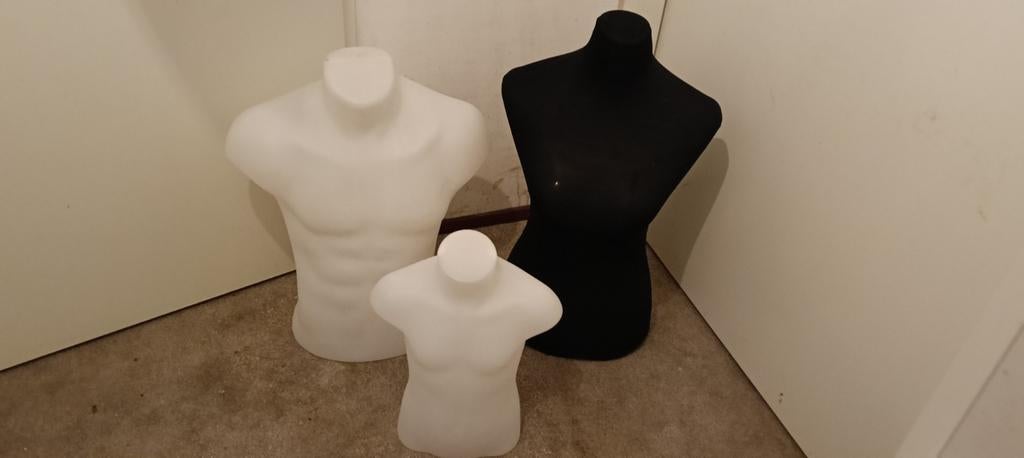 Torso (man,vrouw en kind) paspop, Ophalen of Verzenden