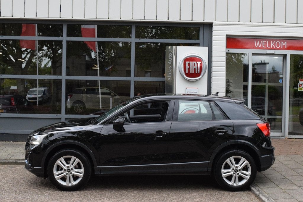 Audi Q2 35 TFSI S-Line|Leer|Virtual|Cam.|ACC|Elektr.klep, Auto's, Audi, 4 cilinders, 150 pk, Zwart, Leder