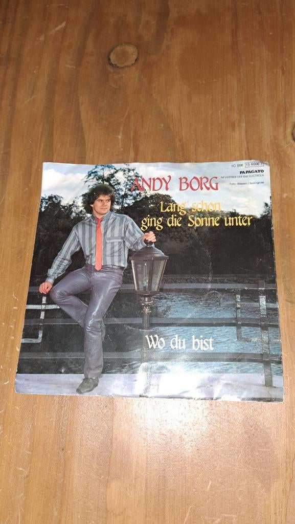 Andy borg., Cd's en Dvd's, Vinyl | Nederlandstalig, Ophalen of Verzenden, Gebruikt, Overige formaten, Levenslied of Smartlap