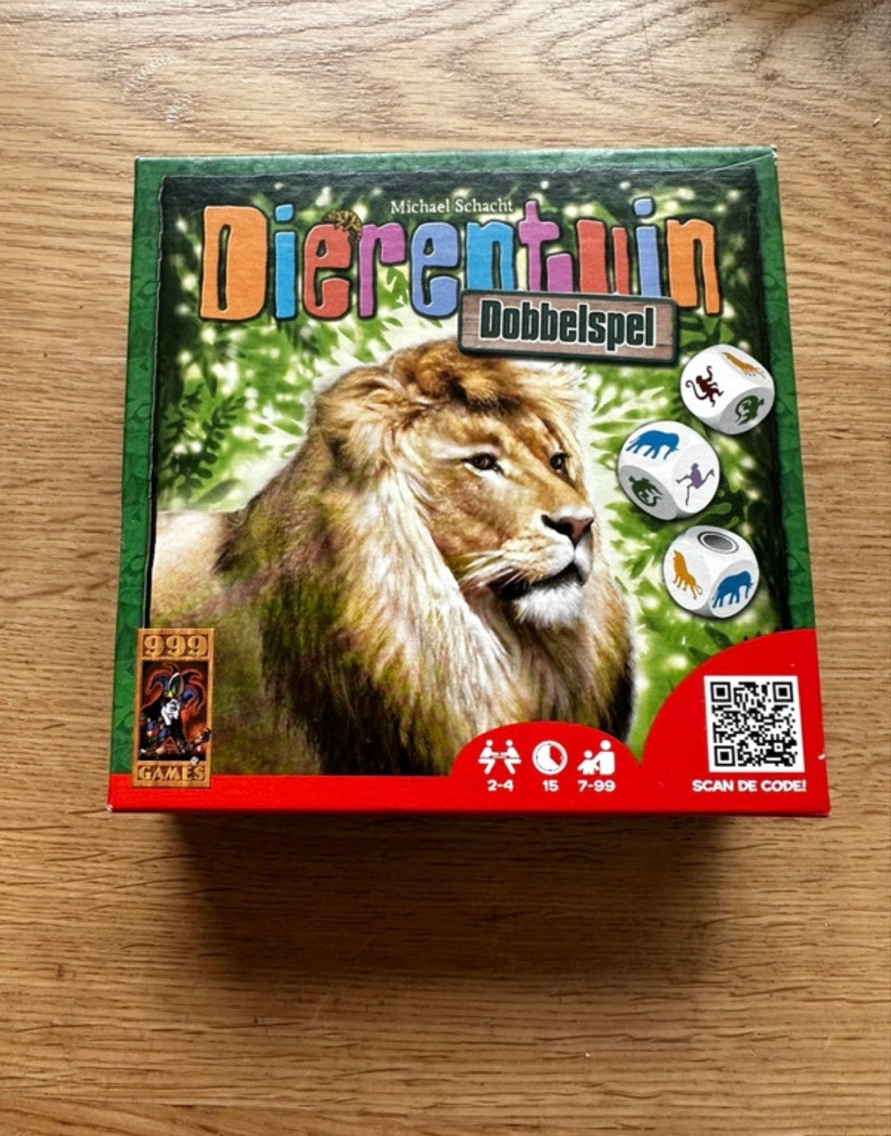 Dierentuin Dobbelspel - Leuk dobbelspel voor jong en oud, Een of twee spelers, Ophalen of Verzenden, Zo goed als nieuw