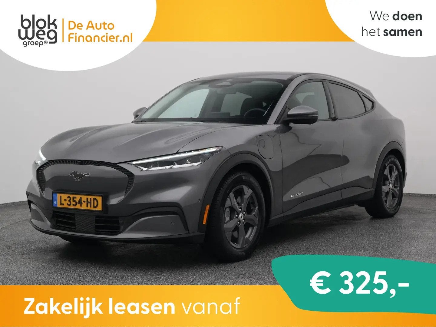 Ford Mustang Mach-E € 24.400,00, Auto's, Ford, Bedrijf, Lease, Financial lease, Mustang, 360° camera, ABS, Achteruitrijcamera
