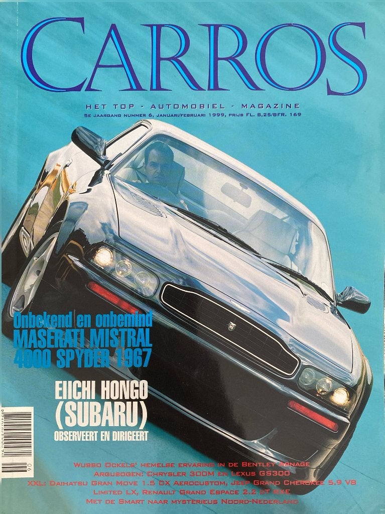 Carros Magazine Januari/Februari 1999 - Maserati Mistral, Boeken, Gelezen, Diverse, Algemeen, Ophalen of Verzenden