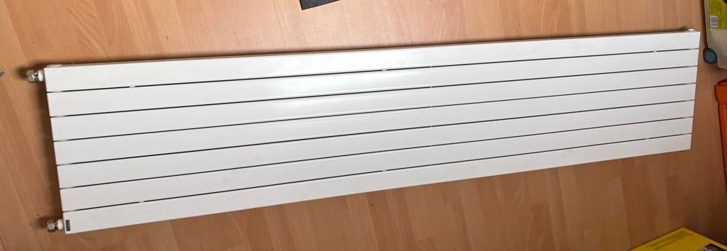 Grote Design Radiator thermic - 200x42x5 cm - Modern Wit, Doe-het-zelf en Verbouw, 30 tot 80 cm, Gebruikt, Radiator, 150 cm of meer