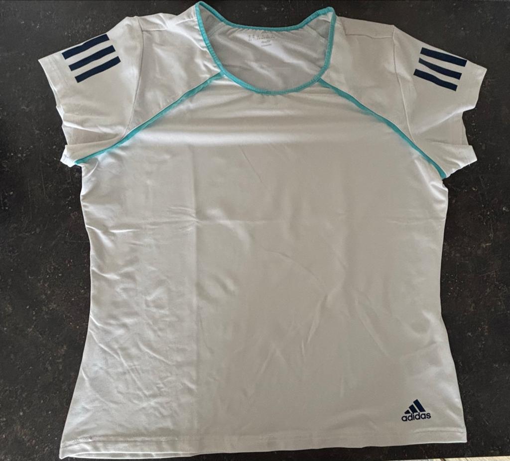 Adidas sport t-shirt, maat XL, Ophalen of Verzenden, Zo goed als nieuw, Maat 46/48 (XL) of groter, Wit