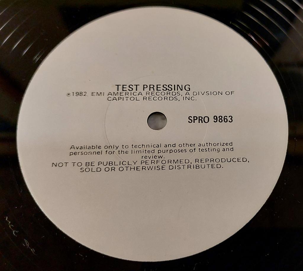 J.Geils band VINYL PROMO 12" I do Live 1982 Test Pressing, Verzenden, Zo goed als nieuw, 12 inch, Poprock