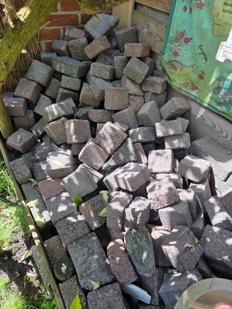 Gratis klinkers  op te halen, Tuin en Terras, Grind, Keien en Split, Ophalen, Gebruikt
