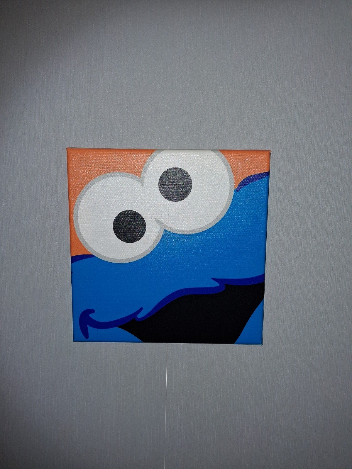 Sesamstraat, Antiek en Kunst, Kunst | Schilderijen | Abstract, Ophalen of Verzenden